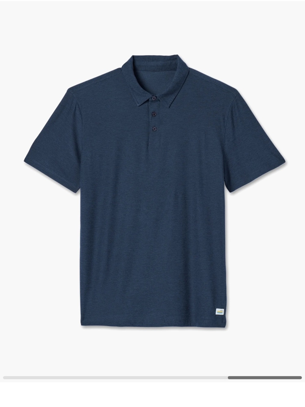 Men's Vuori Strato Tech Polo in Navy Heather